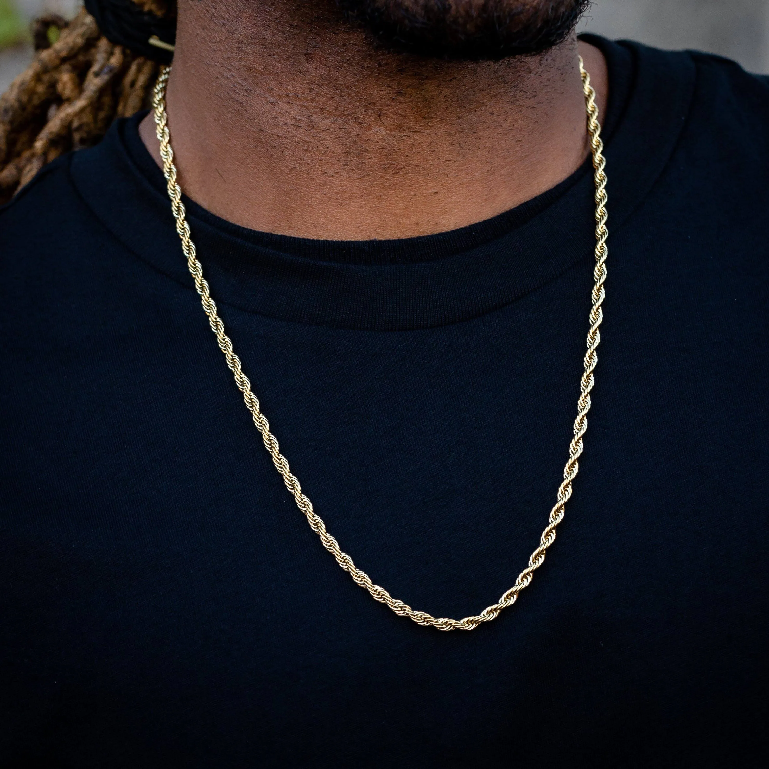 4mm GOLD Rope Chain