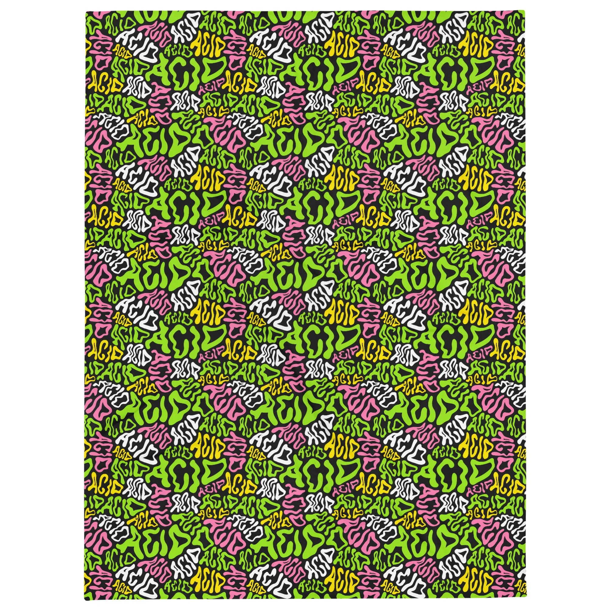 Candy Acid Throw Blanket