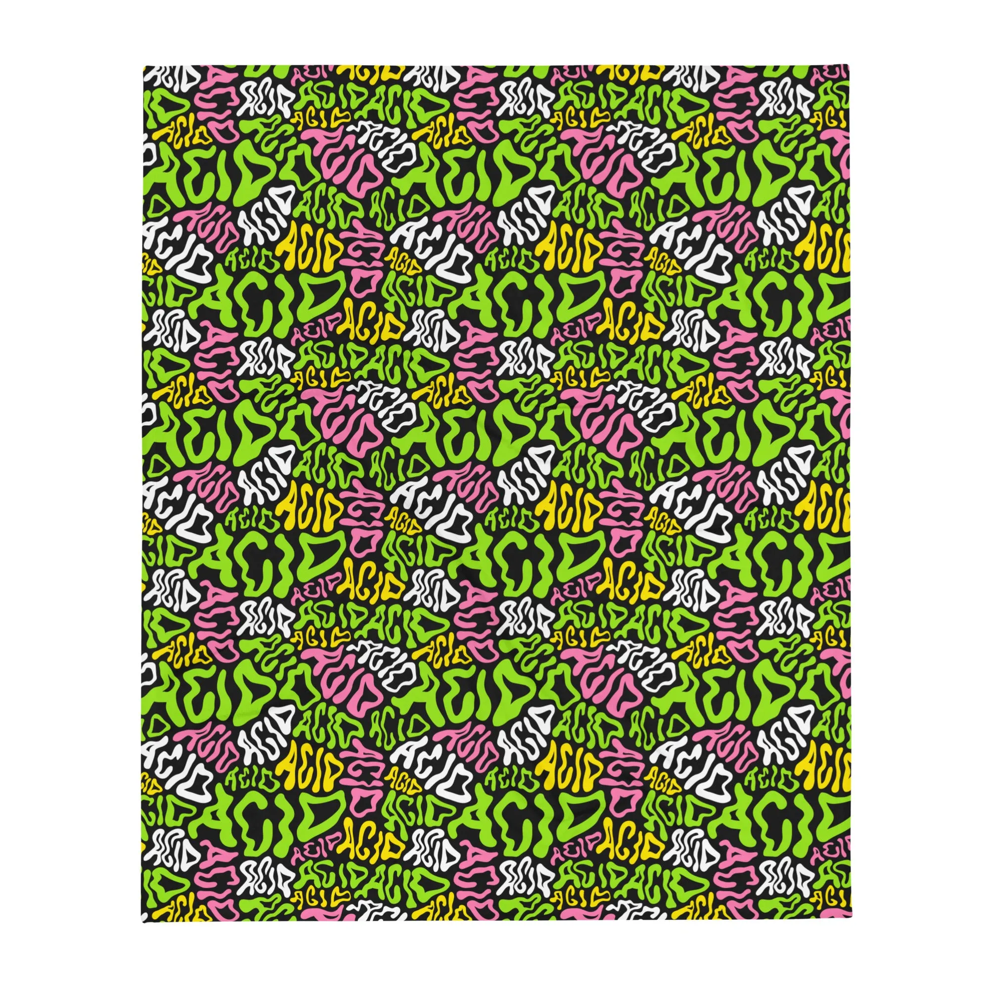 Candy Acid Throw Blanket