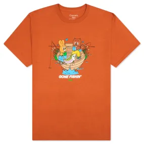 Carrots by Gone Fishing Tee - Orange