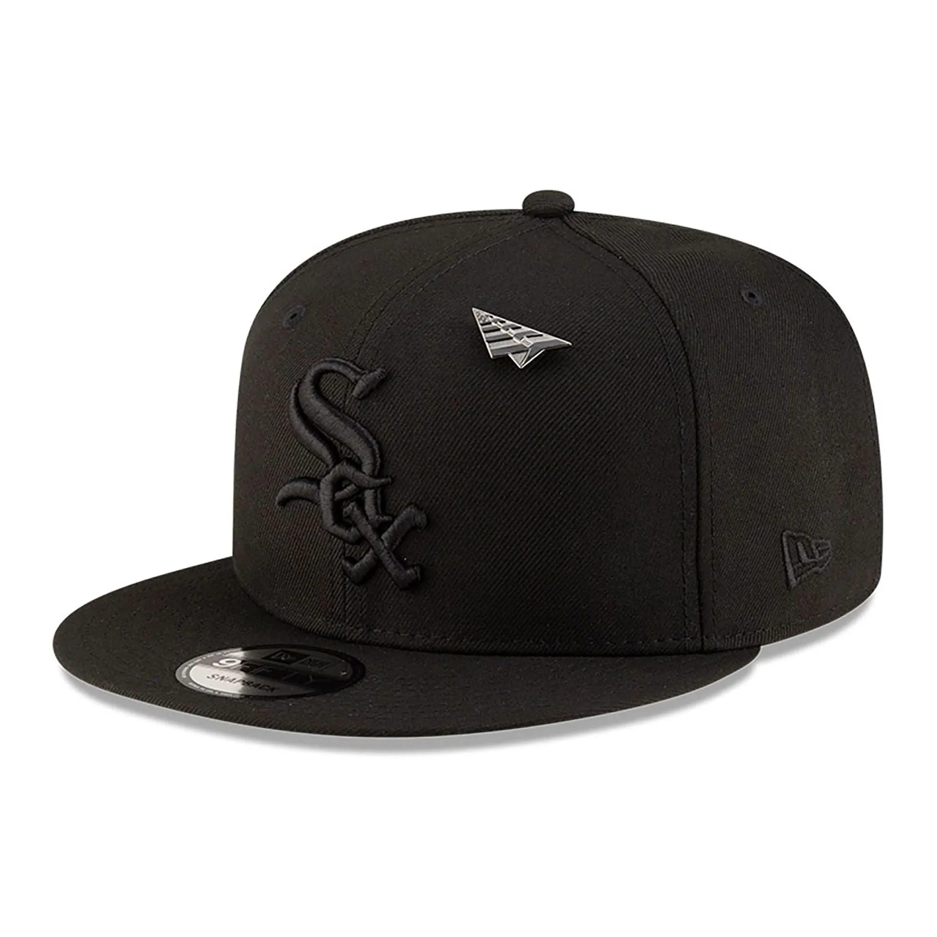 Chicago White Sox Paper Planes x MLB Black 9FIFTY Snapback Cap