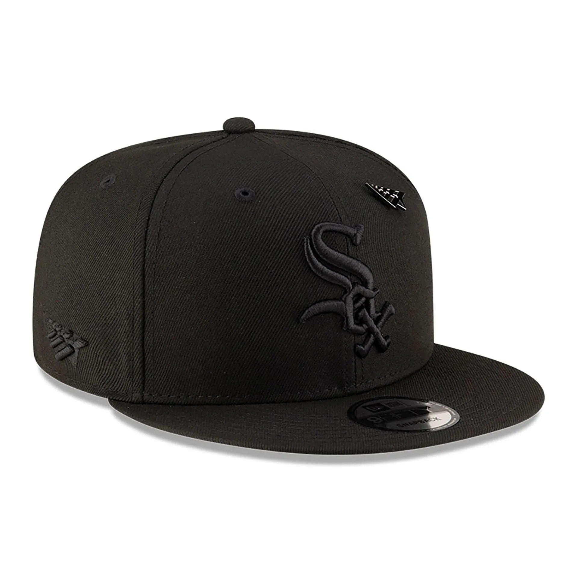 Chicago White Sox Paper Planes x MLB Black 9FIFTY Snapback Cap