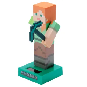 Collectable Licensed Solar Powered Pal - Minecraft Alex FF138