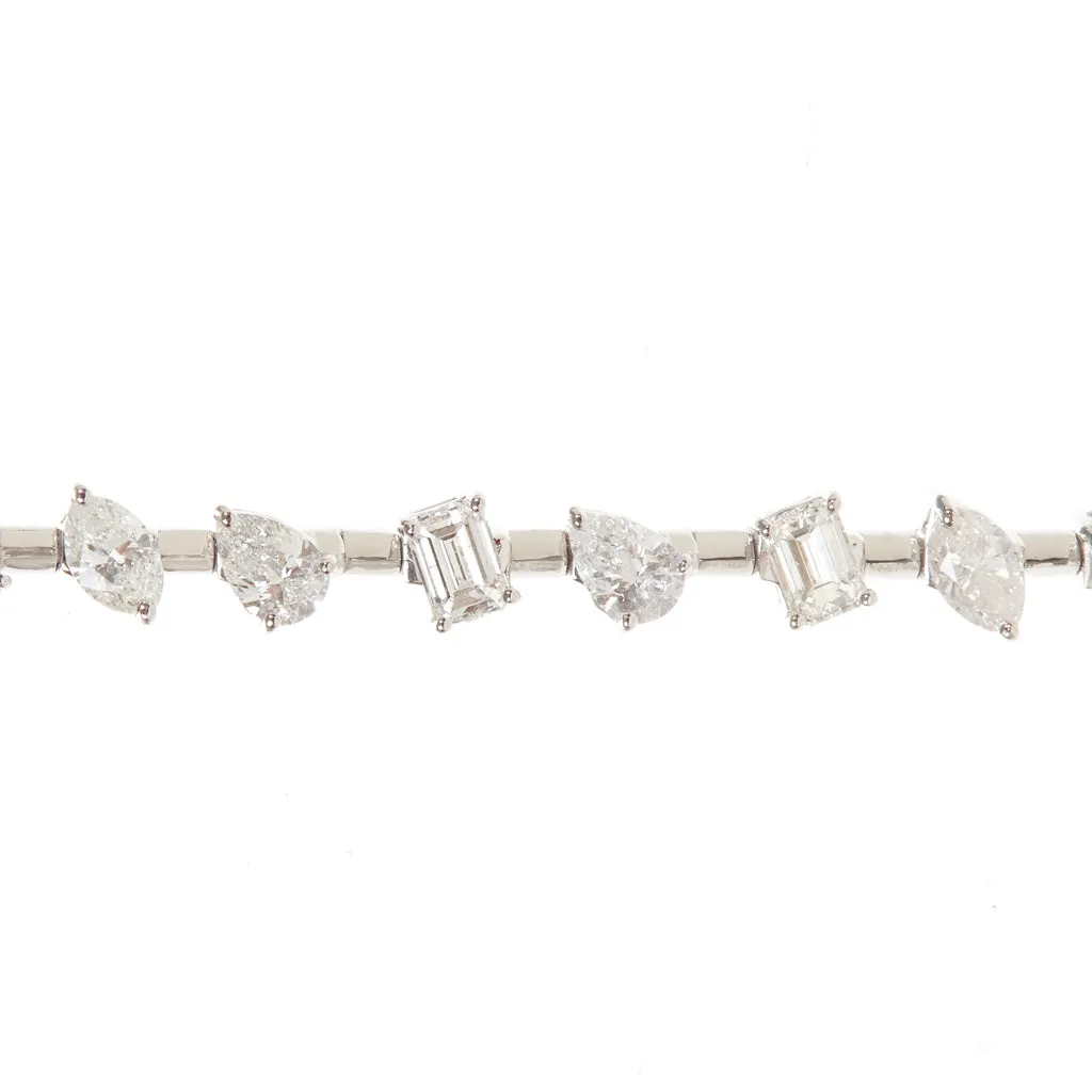 Diamond Knife Cut Bracelet