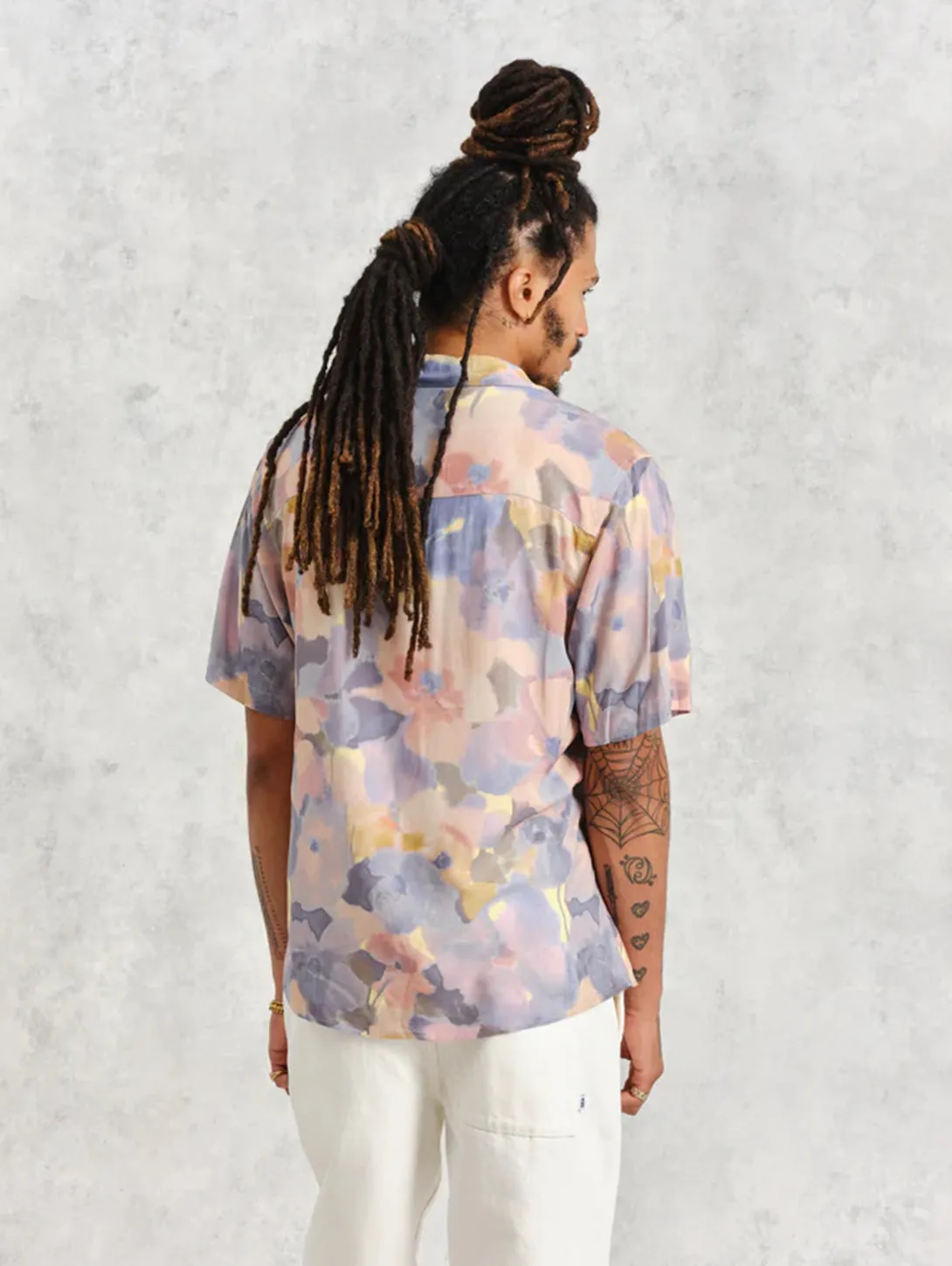 Didcot Shirt - Botanic Blue Pink