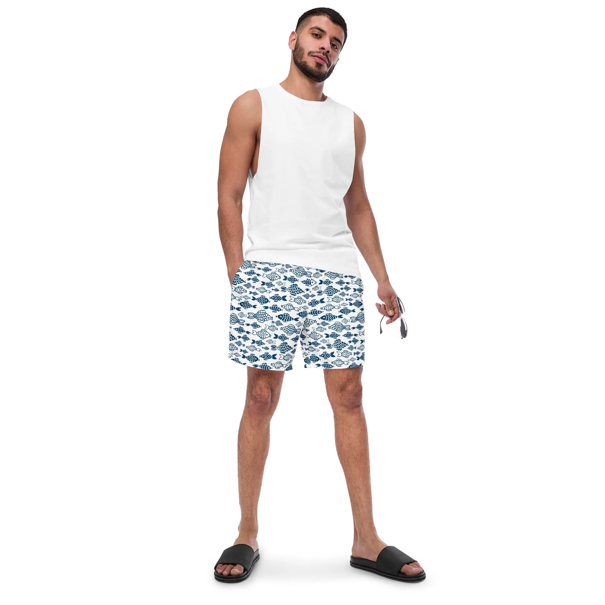 ECO MEN'S SWIM SHORTS - GONE FISHING