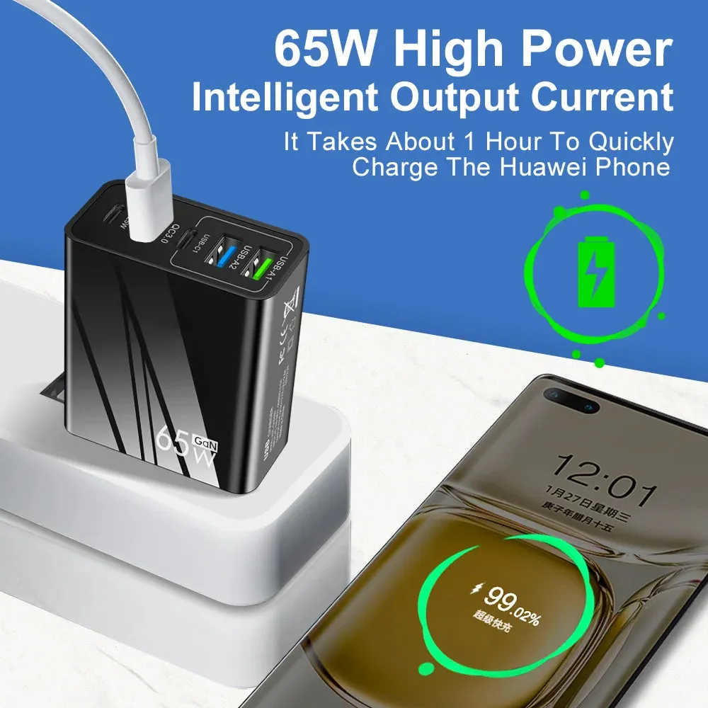 Fast Charging Phone Type C, Power Adapters EU/US Plug Wall Charger