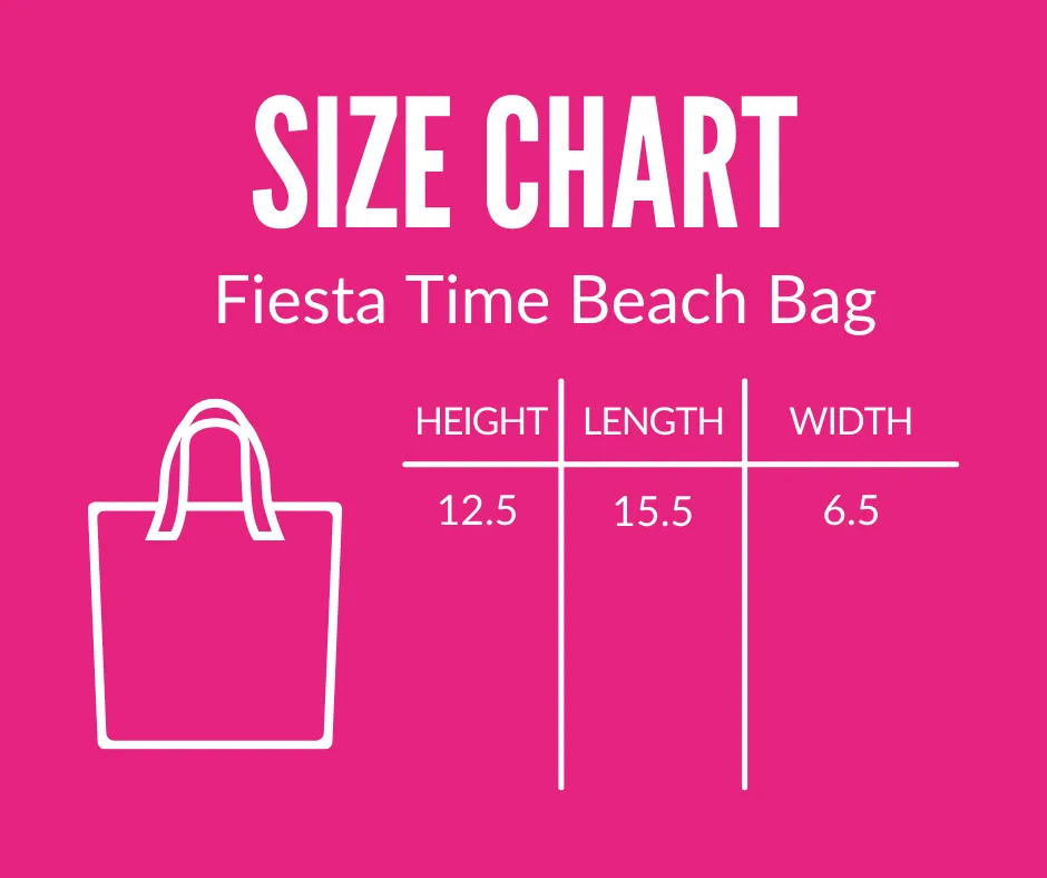 Fiesta Time Beach Bag