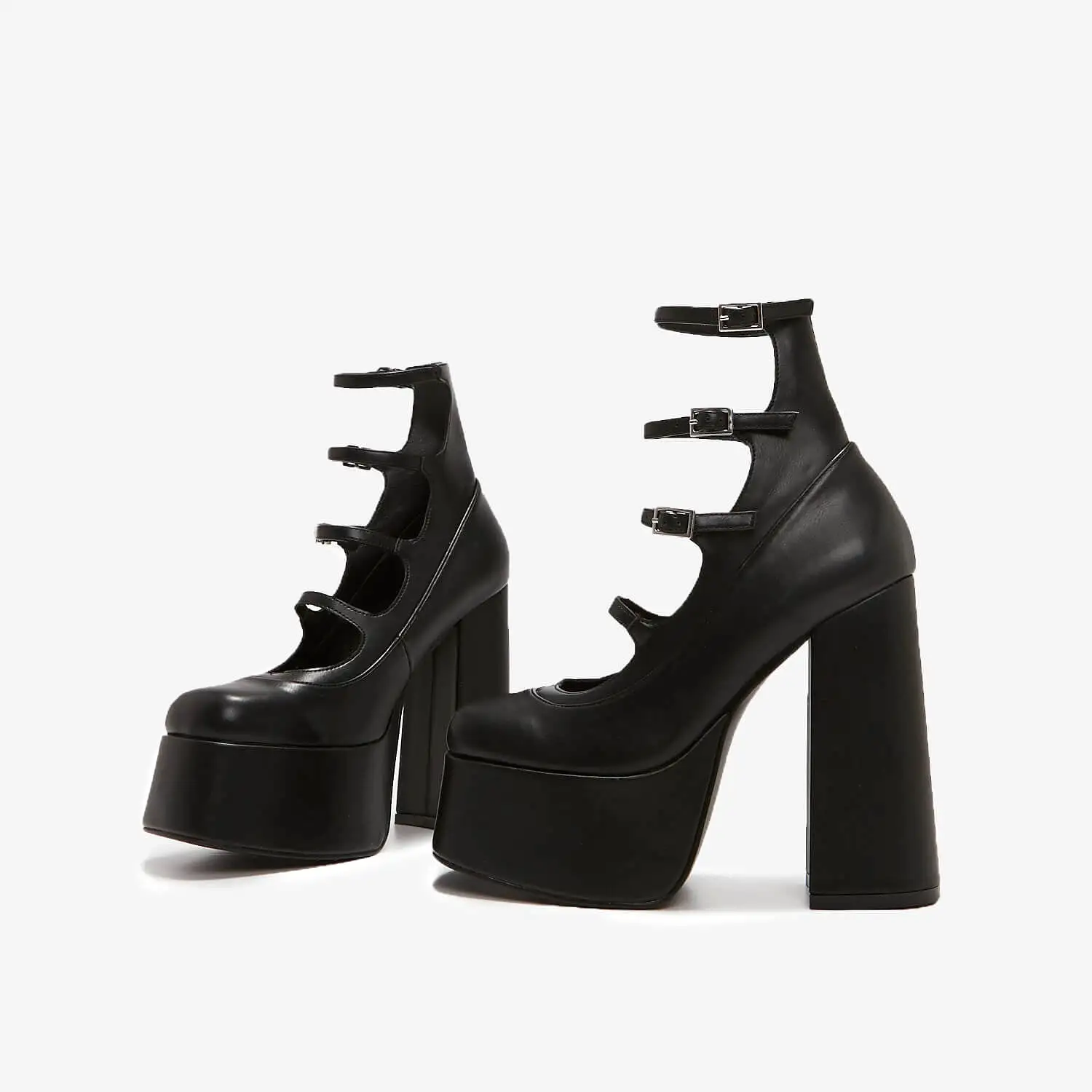 Gurren Strappy Platform Heels