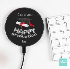 【Happy Graduation】15W Ultra thin FastWireless Charger Pad 畢業快樂名字無線差電板