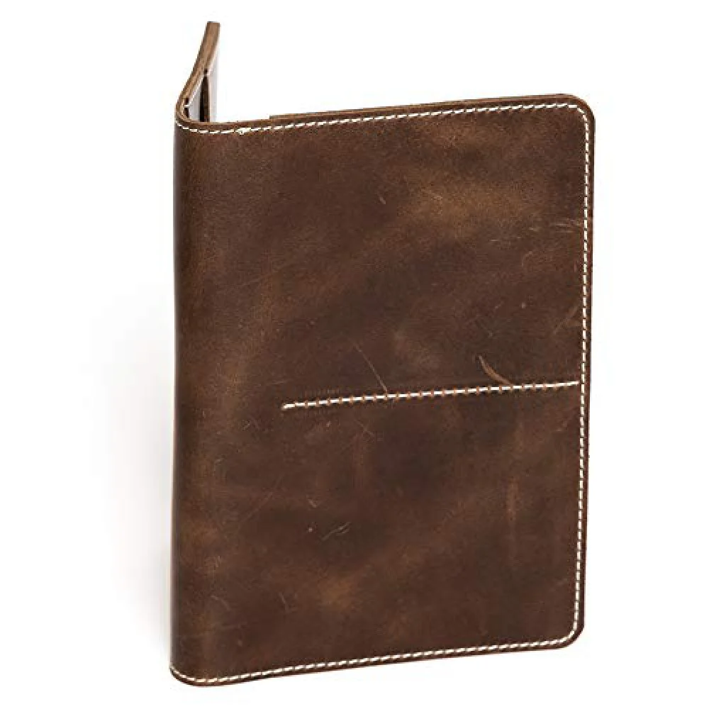 Hiller Leather Family Passport Holder/Business Card Holder/Money Purse for Men and Women (Castle Sedona)