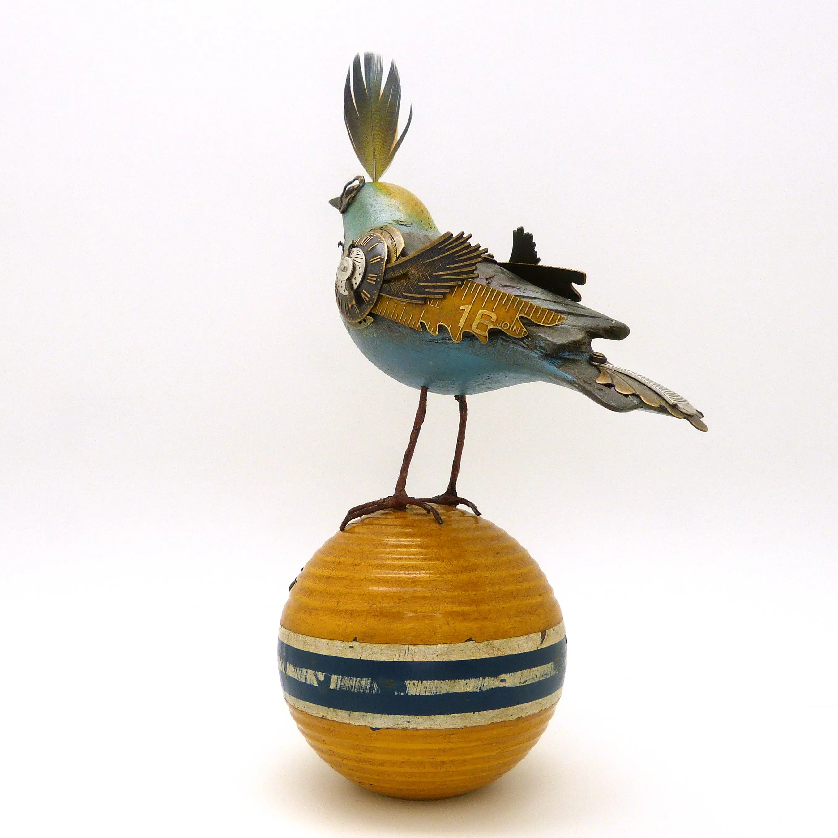 LAST ONE Mullanium Bird Croquet Ball Artists Jim Tori Mullan Handmade B421