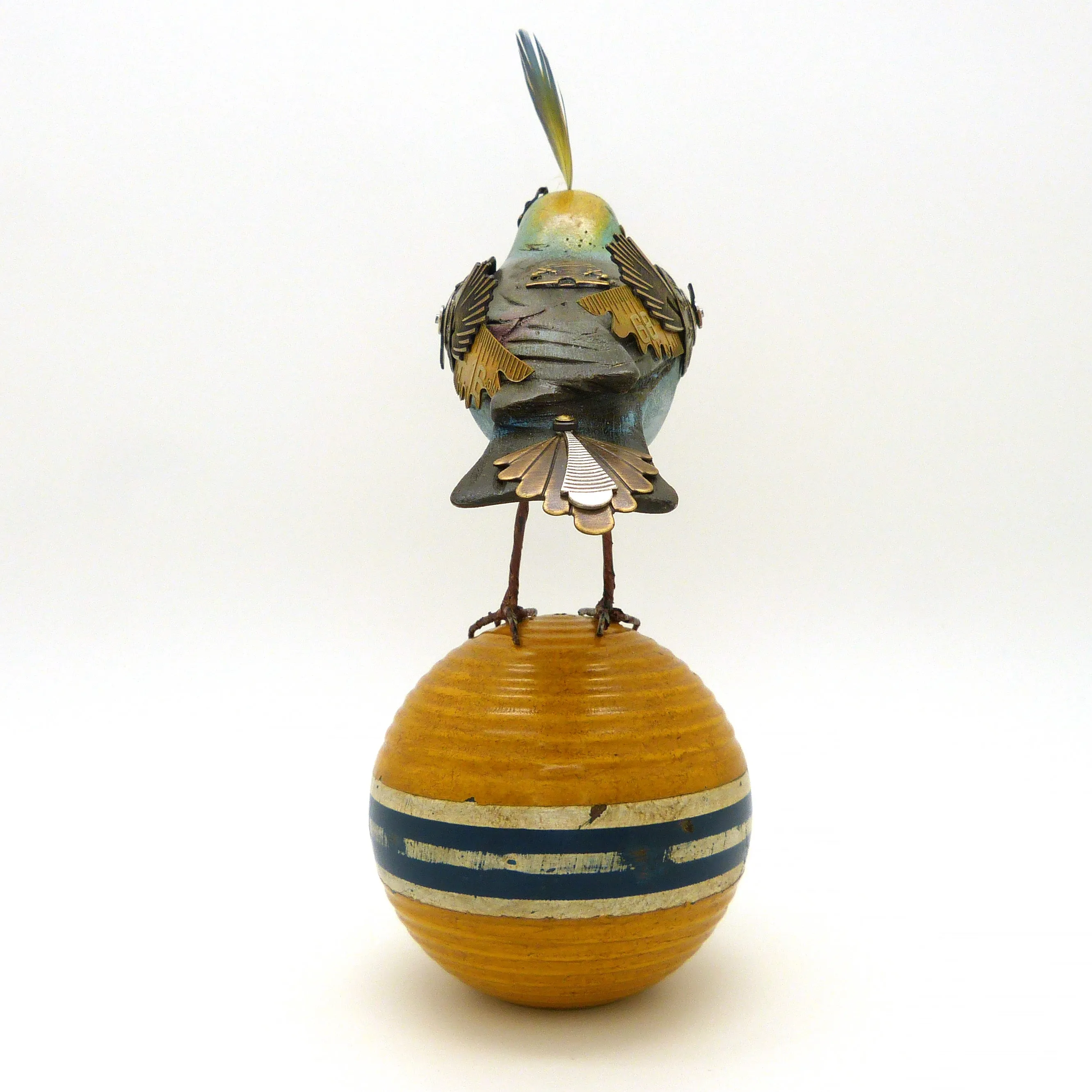 LAST ONE Mullanium Bird Croquet Ball Artists Jim Tori Mullan Handmade B421