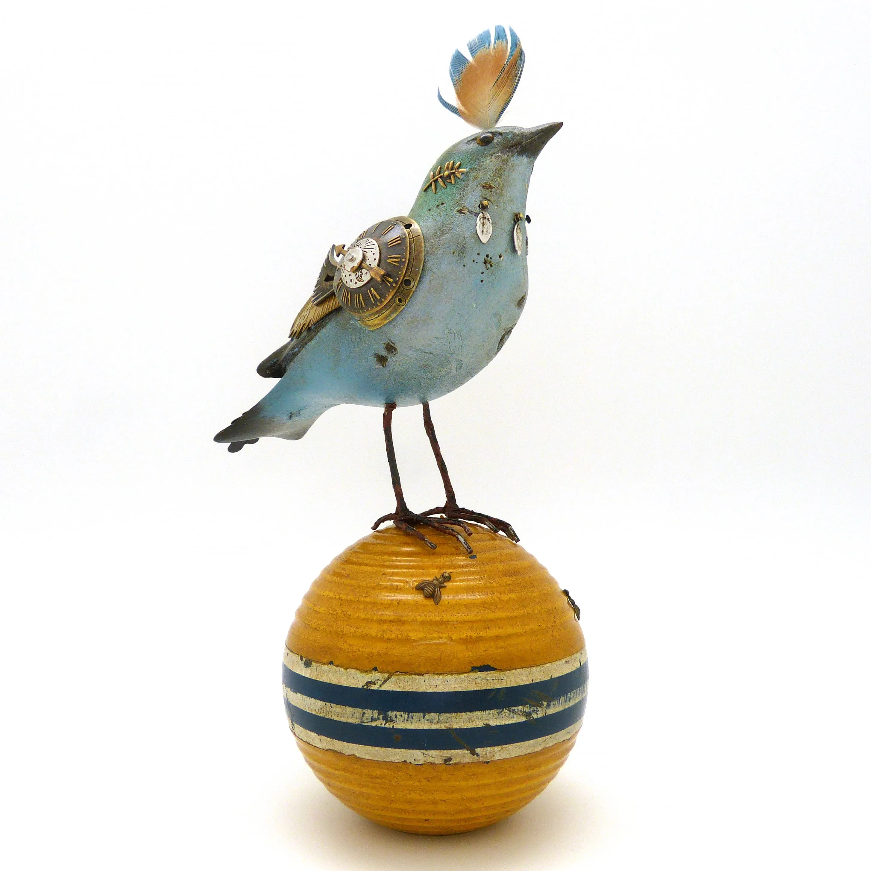 LAST ONE Mullanium Bird Croquet Ball Artists Jim Tori Mullan Handmade B421