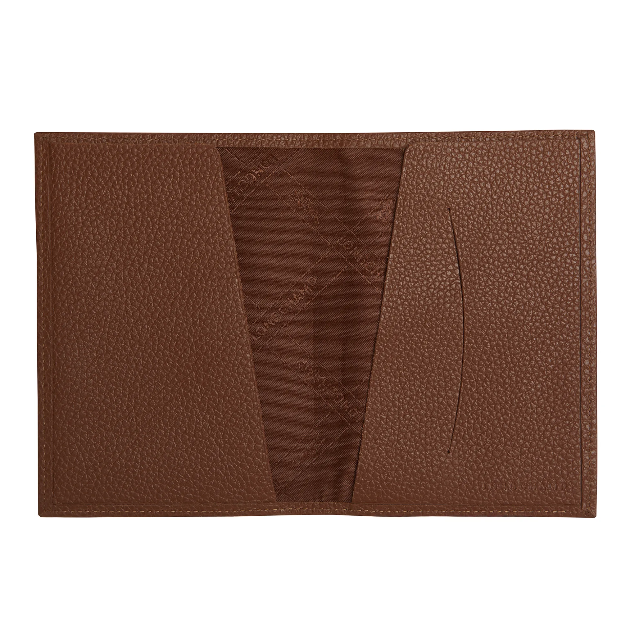 Le Foulonné Passport cover Caramel - Leather