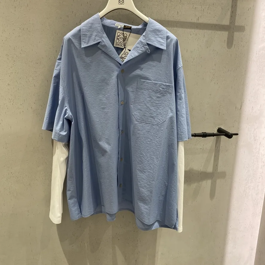 LOEWE  |Trompe l'oeil shirt in cotton blend