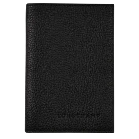 Longchamp - Passport Cover in Black