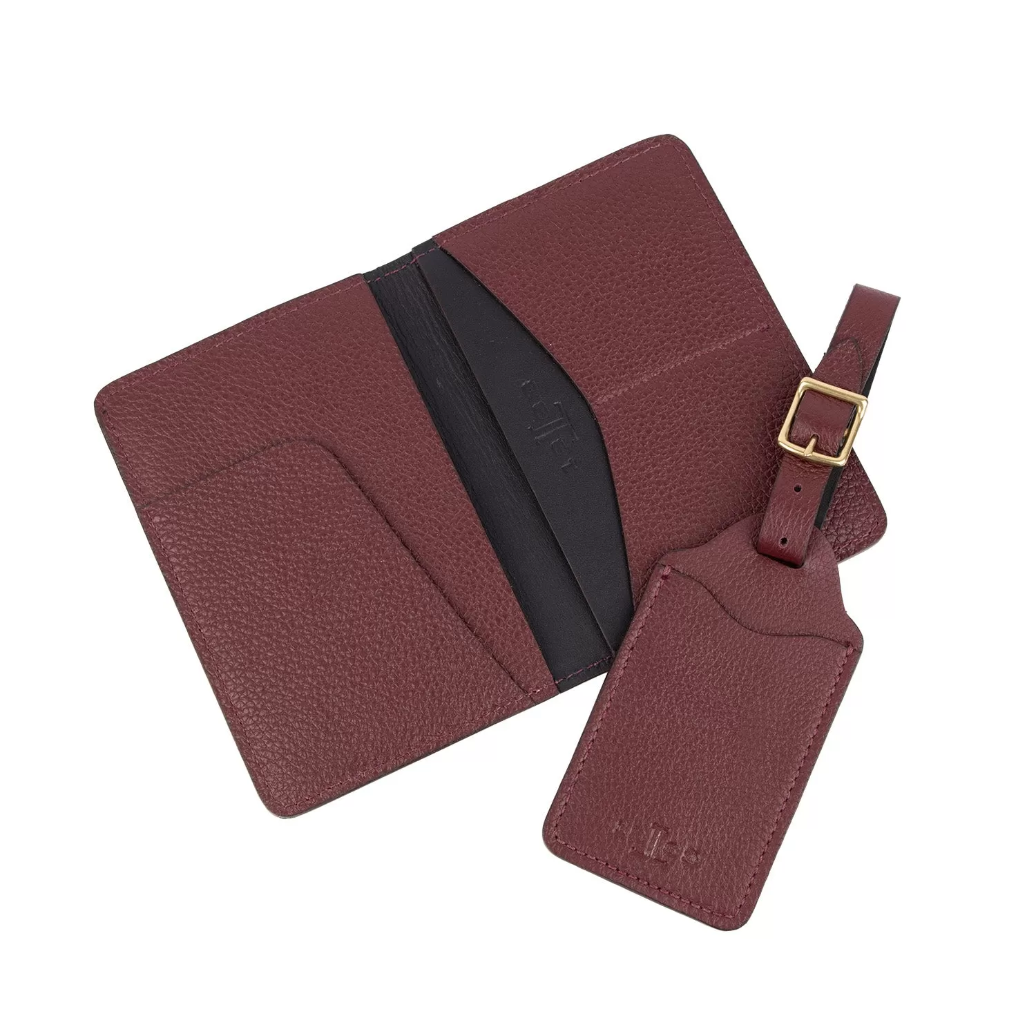 Luggage Tag Passport Duo :: Bordeaux