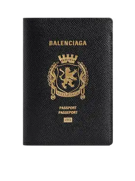 MEN`S PASSPORT CASE IN BLACK