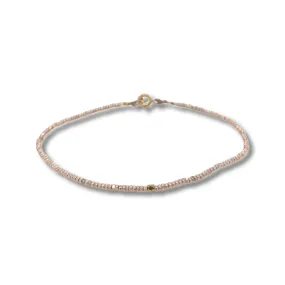 MICRO BEADED BRACELET IN ROSE GOLD