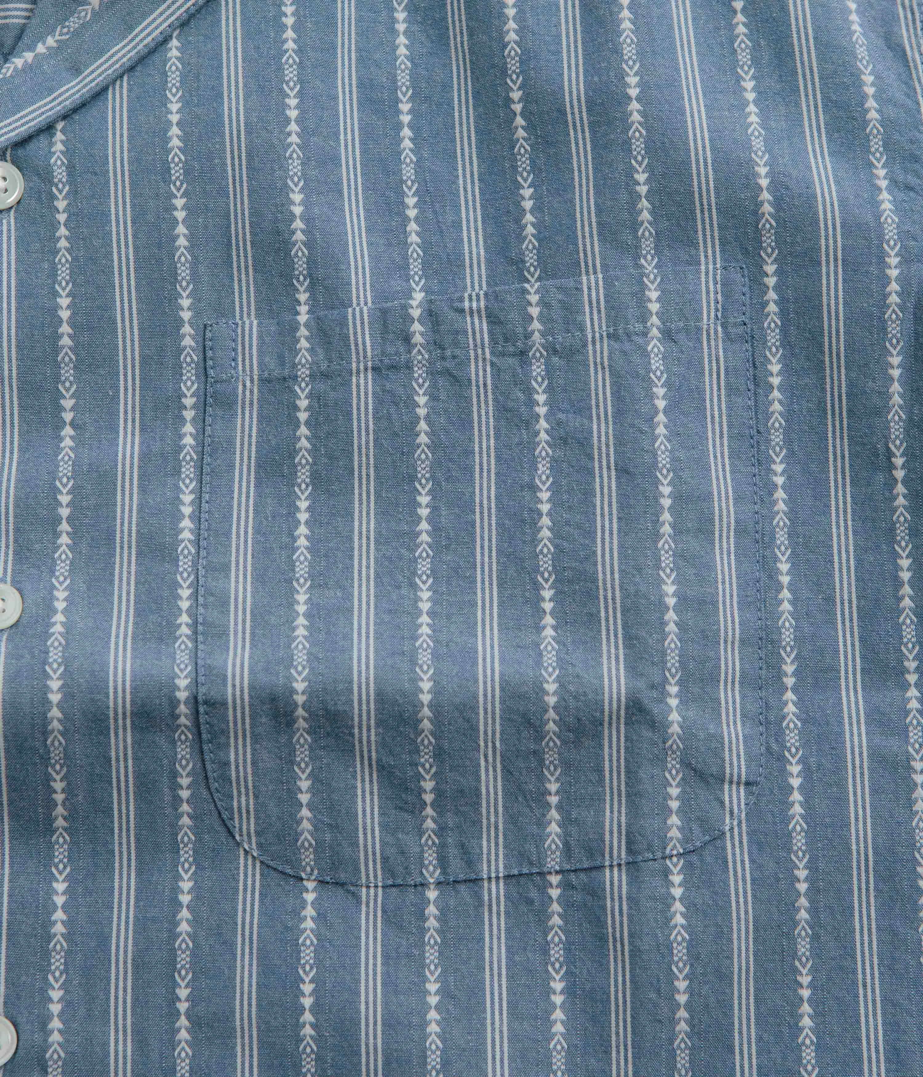 Mollusk Cosmo Shirt - Blue Chambray Dobby