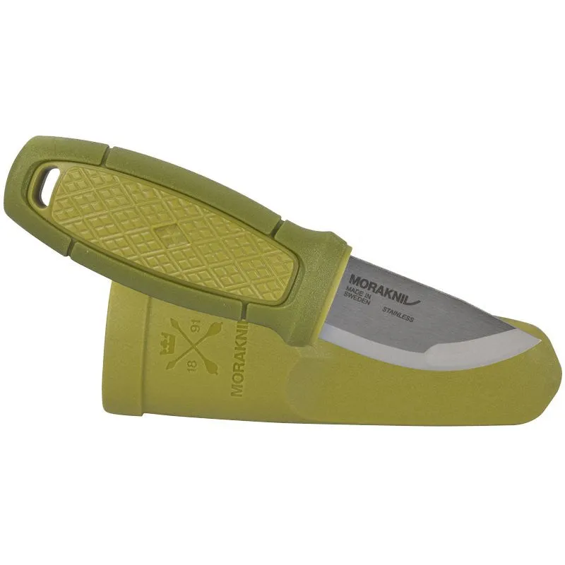 MORAKNIV ELDRIS NECK KNIFE - STAINLESS STEEL - GREEN (12633)