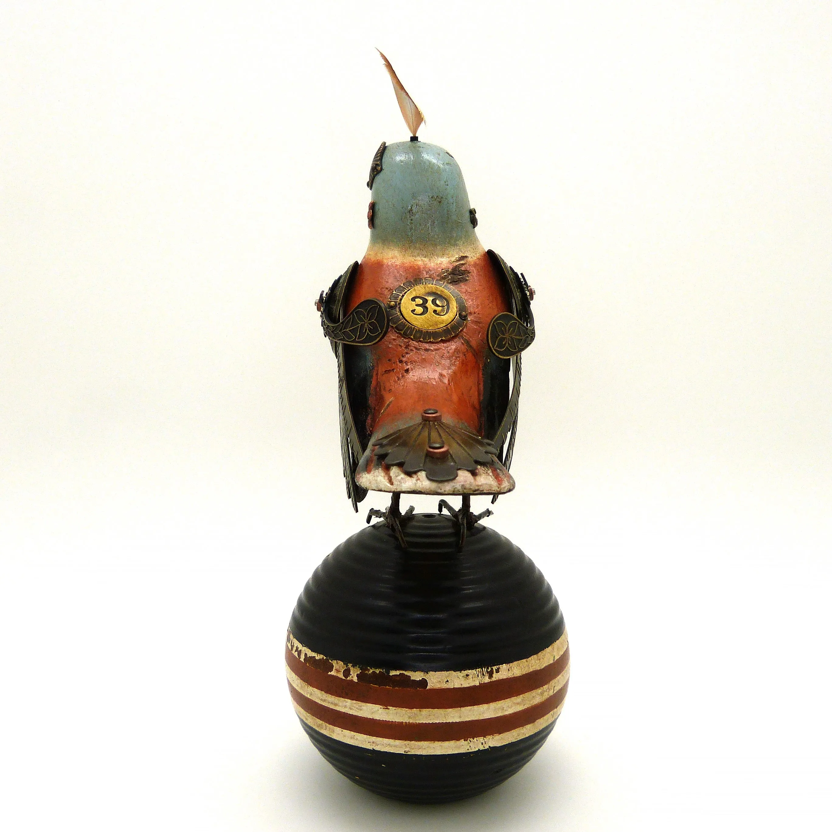 Mullanium Bird Croquet Ball Artists Jim Tori Mullan Steampunk Handmade B818