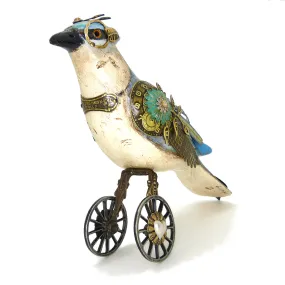 Mullanium Blue Jay Wheels Artists Jim Tori Mullan Steampunk Handmade