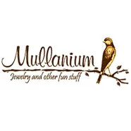 Mullanium White Red Blue Vireo Bird Croquet Ball Artists Jim Tori Mullan Steampunk Handmade