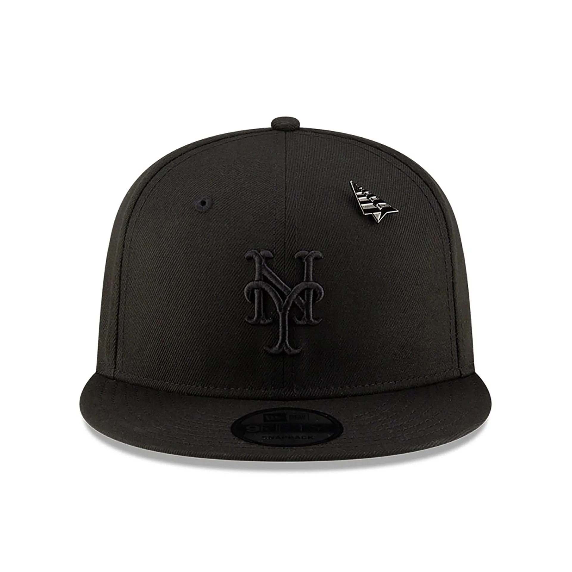 New York Mets Paper Planes x MLB Black 9FIFTY Snapback Cap