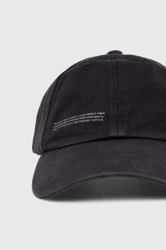 Pangaia baseball cap black color