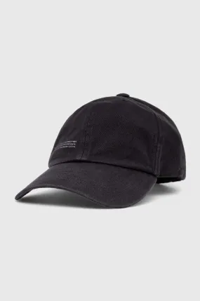 Pangaia baseball cap black color