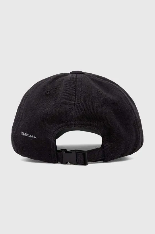 Pangaia baseball cap black color