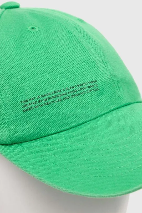 Pangaia baseball cap green color