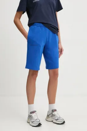 Pangaia cotton shorts blue color smooth