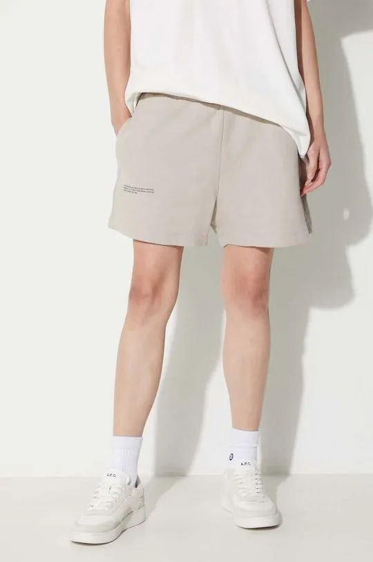 Pangaia cotton shorts gray color