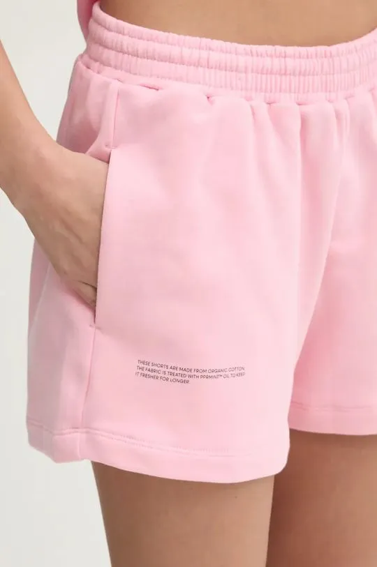 Pangaia cotton shorts pink color smooth