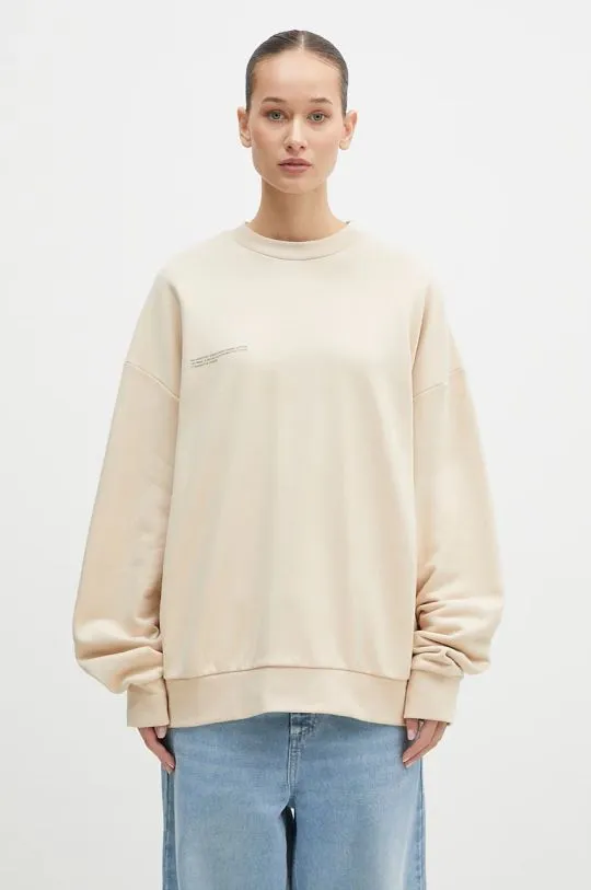 Pangaia cotton sweatshirt beige color