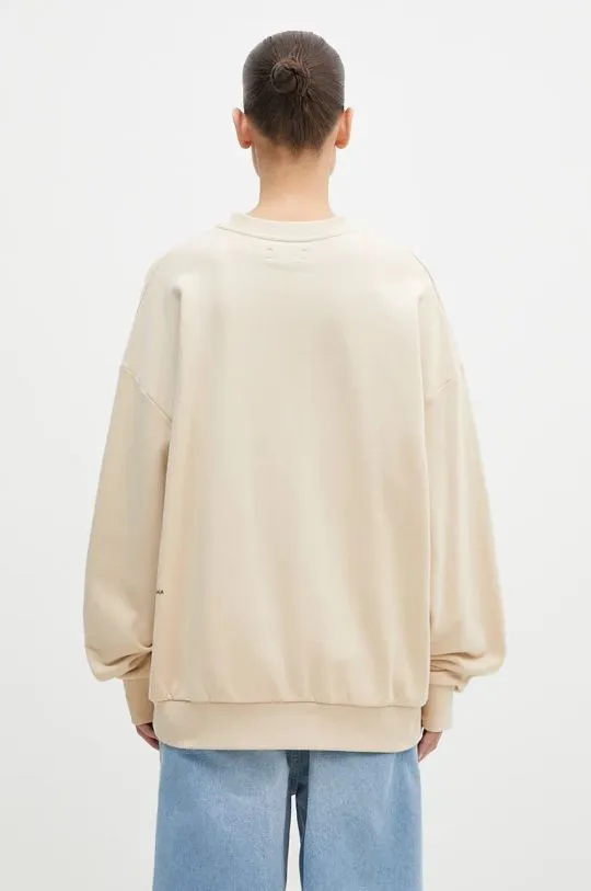 Pangaia cotton sweatshirt beige color