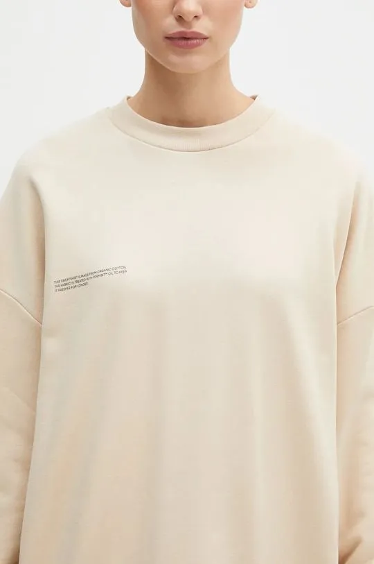 Pangaia cotton sweatshirt beige color