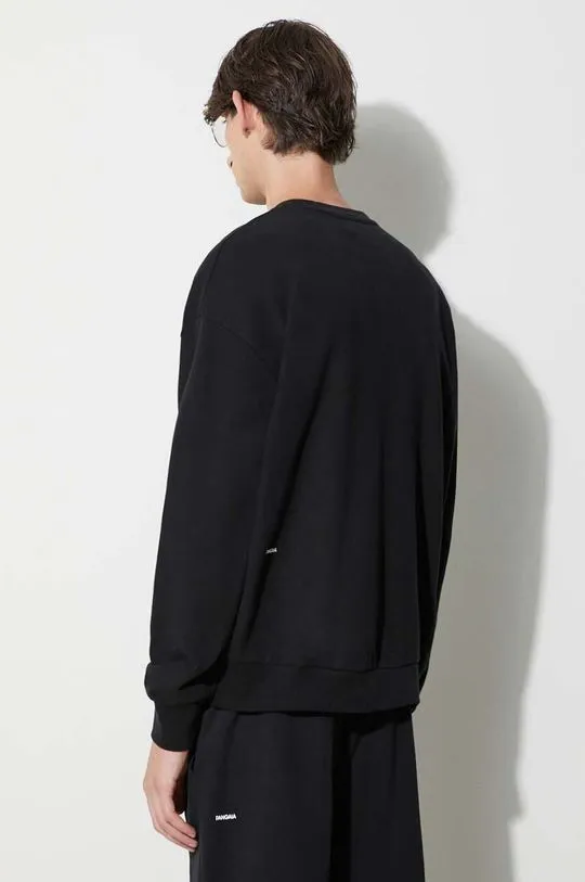 Pangaia cotton sweatshirt black color