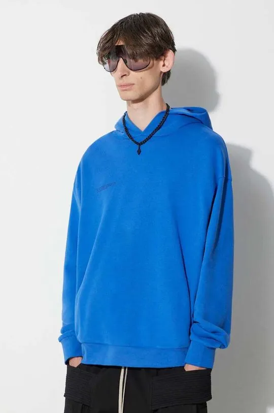 Pangaia cotton sweatshirt blue color