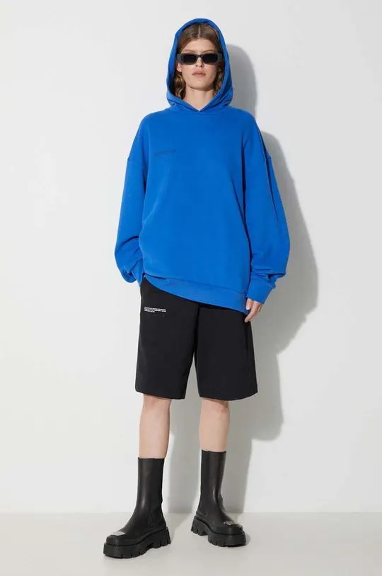 Pangaia cotton sweatshirt blue color