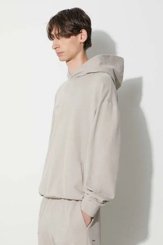 Pangaia cotton sweatshirt gray color