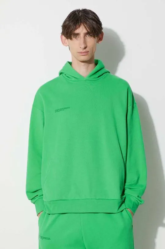 Pangaia cotton sweatshirt green color