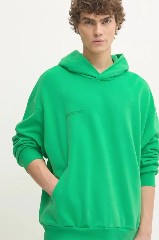 Pangaia cotton sweatshirt green color