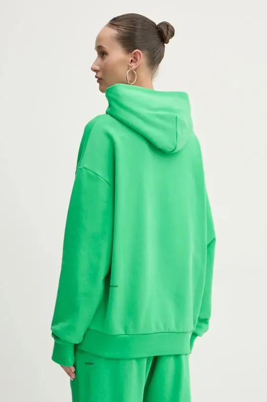 Pangaia cotton sweatshirt green color