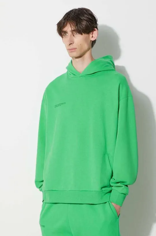 Pangaia cotton sweatshirt green color