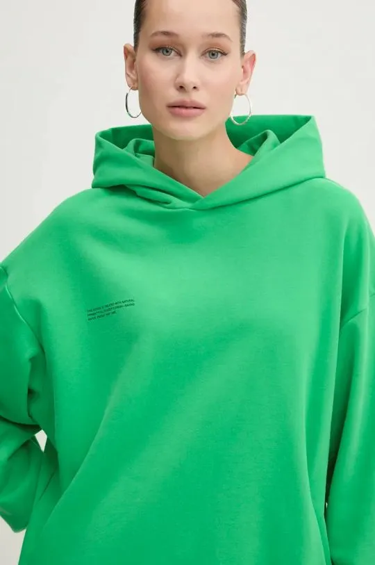 Pangaia cotton sweatshirt green color