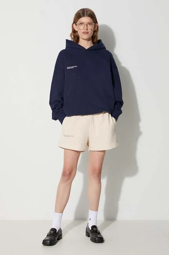 Pangaia cotton sweatshirt navy blue color